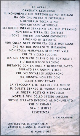 Il Museo di Sant'Anna di Stazzema non deve chiudere. Ci pensi il il governo come primo atto simbolico